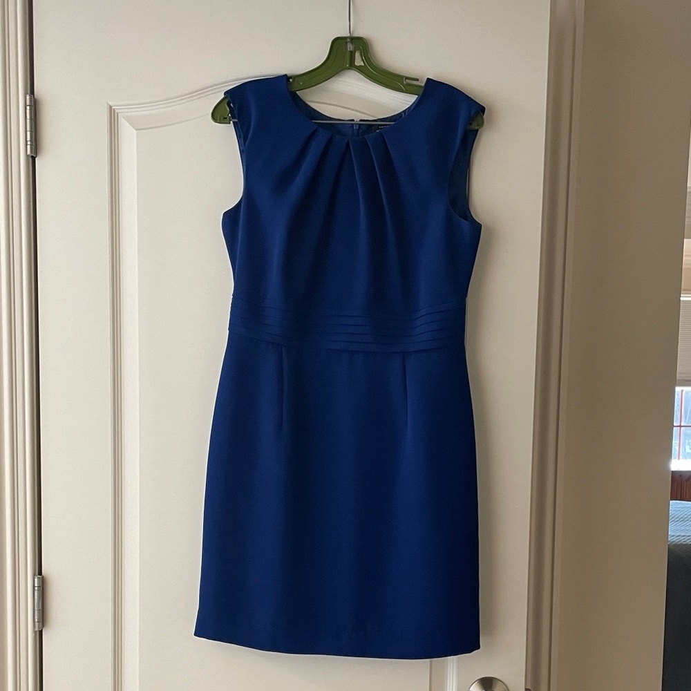 Tahari royal blue dress 8P
